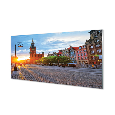 Foto op plexiglas Gdańsk old town sunrise