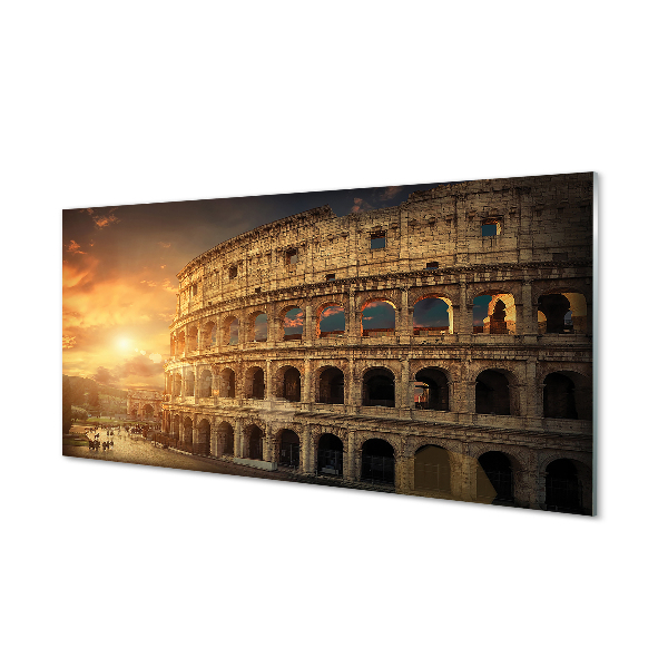 Foto op plexiglas Rome colosseum sunset