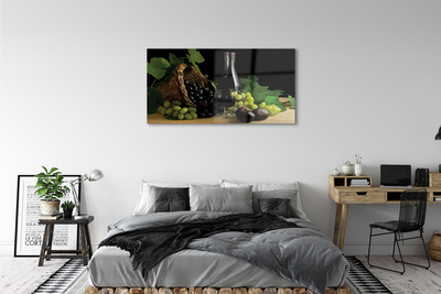 Plexiglas schilderij Wijndruif bladeren mand