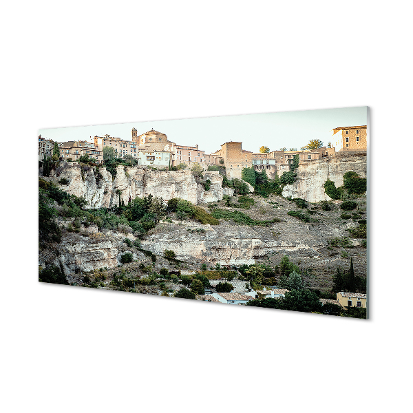 Foto op plexiglas Spanje bomen bomen stad