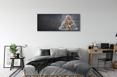 Plexiglas foto Kerstboom decoraties