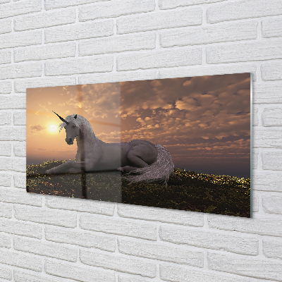 Foto op plexiglas Unicorn mountain sunset