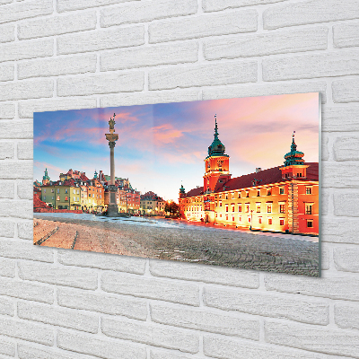 Foto op plexiglas Warsaw sunrise old town