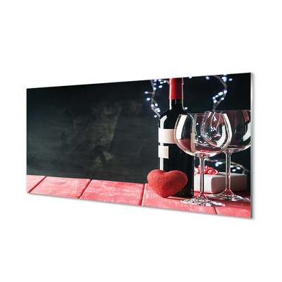 Plexiglas schilderij Hartglas wijnlampen