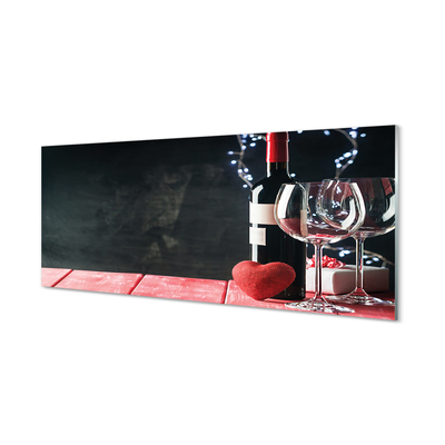 Plexiglas schilderij Hartglas wijnlampen