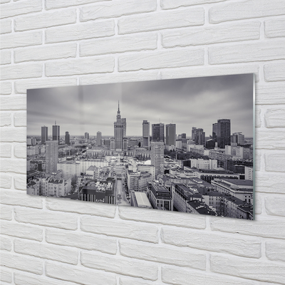 Foto op plexiglas Warschau wolkenkrabbers panorama