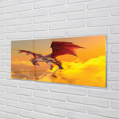 Foto in plexiglas Wolken dragon sky