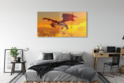 Foto in plexiglas Wolken dragon sky