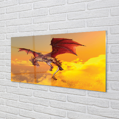 Foto in plexiglas Wolken dragon sky