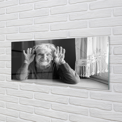 Foto in plexiglas Oudere vrouw