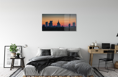 Foto op plexiglas Warschau sunset panorama