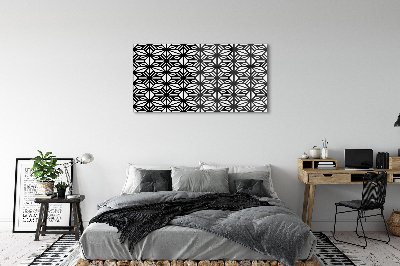 Plexiglas print Bloemen geometrisch patroon