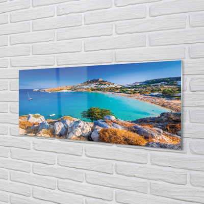 Foto op plexiglas Griekenland coast panorama beach
