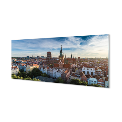 Foto op plexiglas Gdańsk panorama church