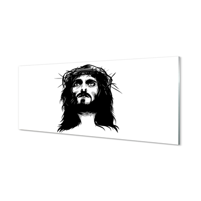 Plexiglas foto Illustratie van jezus