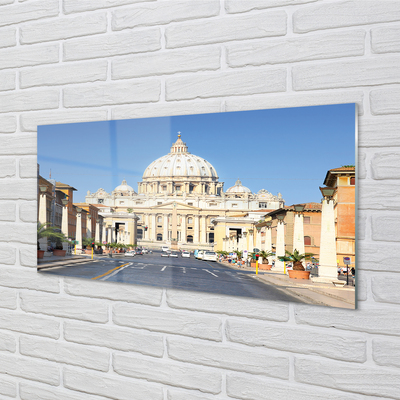 Foto op plexiglas Rome kathedraal straten gebouwen