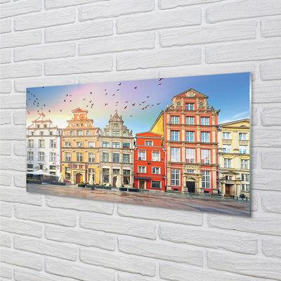 Foto op plexiglas Gdańsk oude stadsgebouwen