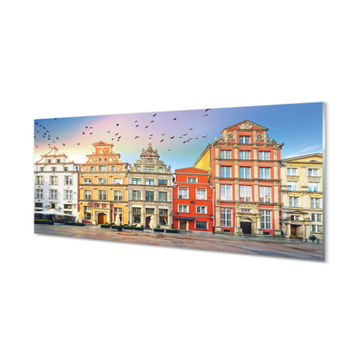 Foto op plexiglas Gdańsk oude stadsgebouwen