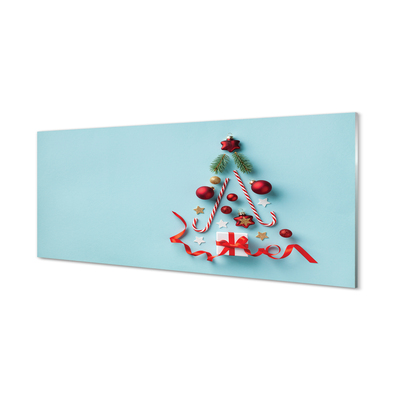 Plexiglas foto Cadeau kerstballen. Veilige decoraties