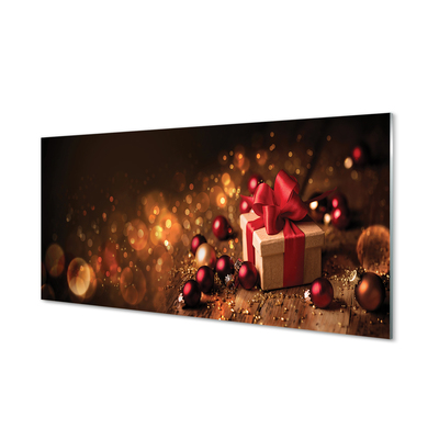 Plexiglas foto Cadeau kerstballen