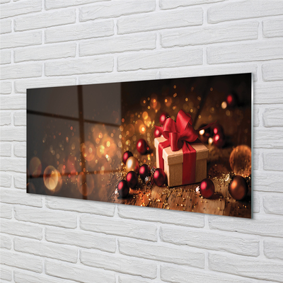 Plexiglas foto Cadeau kerstballen