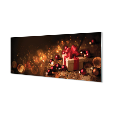 Plexiglas foto Cadeau kerstballen