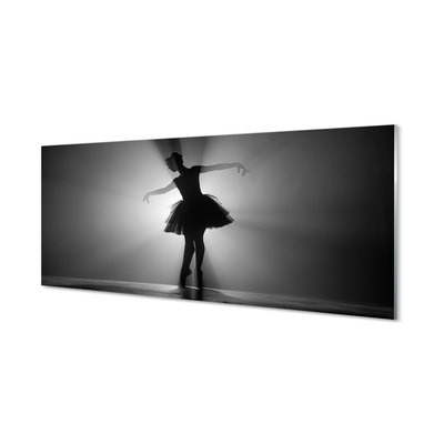 Plexiglas foto Grijze ballet achtergrond