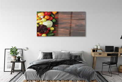 Plexiglas schilderij Corn paprika kapusta