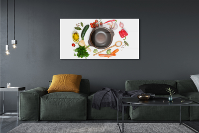 Plexiglas schilderij Lepel tomaten peterselie