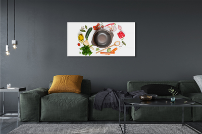 Plexiglas schilderij Lepel tomaten peterselie