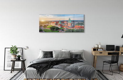 Foto op plexiglas Cracow castle panorama sunrise