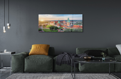 Foto op plexiglas Cracow castle panorama sunrise