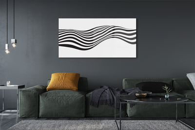 Foto op plexiglas Zebra wave stripes
