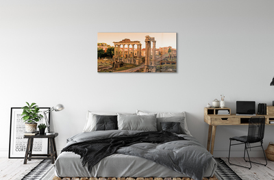 Foto op plexiglas Rome forum romanum sunrise