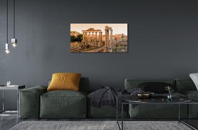 Foto op plexiglas Rome forum romanum sunrise