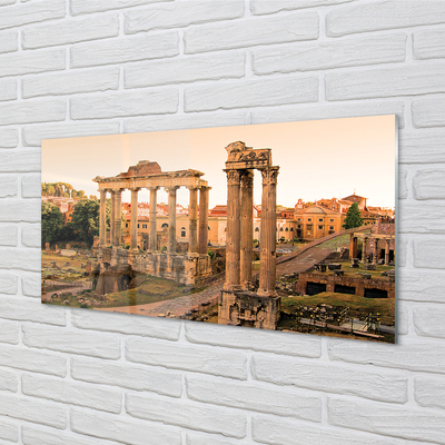 Foto op plexiglas Rome forum romanum sunrise