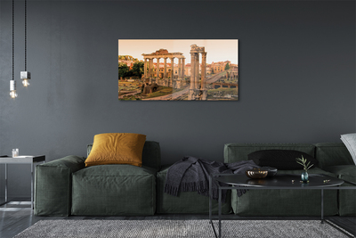 Foto op plexiglas Rome forum romanum sunrise