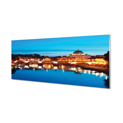 Foto op plexiglas Rome river bridges sunset