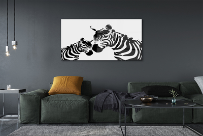 Plexiglas foto Geschilderde zebra