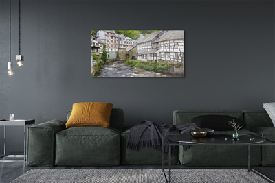 Foto op plexiglas Duitsland oude gebouwen rivier