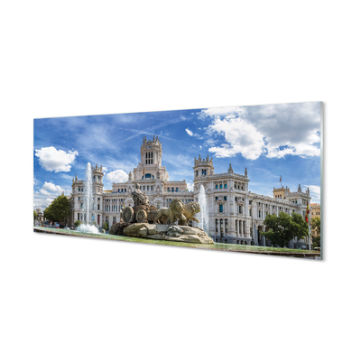 Foto op plexiglas Spanje fontein palace madrid