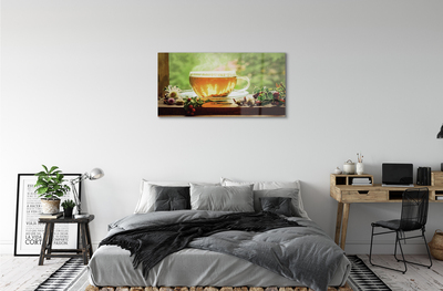 Plexiglas schilderij Hete thee kruiden