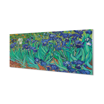 Plexiglas print Kunst van irissen bloemen