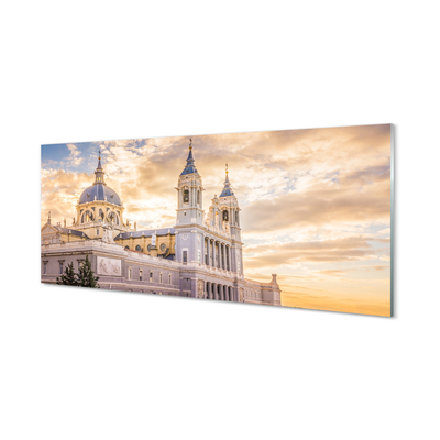 Foto op plexiglas Spanje kathedraal zonsondergang