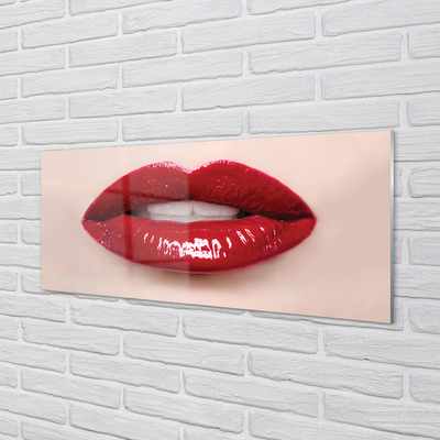 Foto in plexiglas Rode lippen
