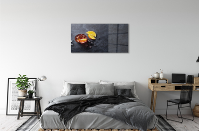 Plexiglas schilderij Bevroren citroenthee