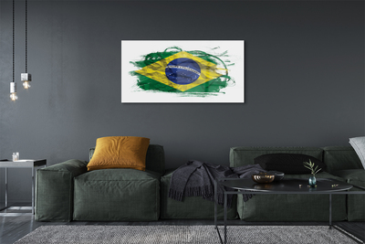 Plexiglas foto Brazilië vlag