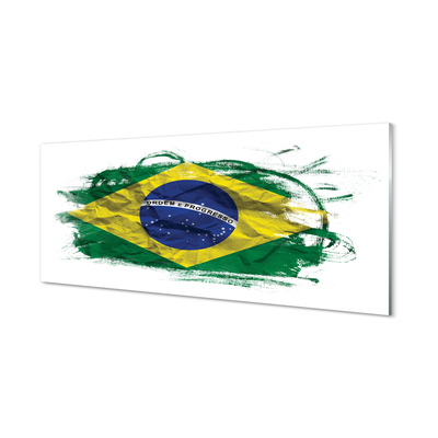 Plexiglas foto Brazilië vlag