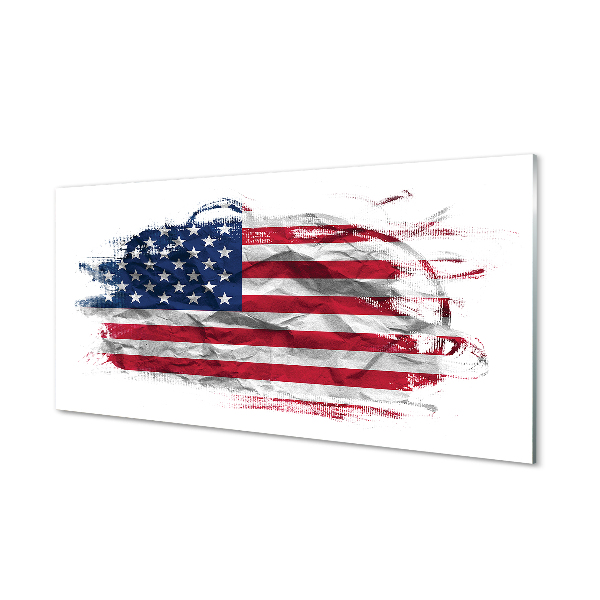 Plexiglas foto Vlag van verenigde staten