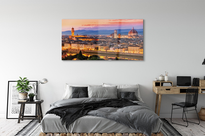 Foto op plexiglas De nachtkathedraal van italië panorama